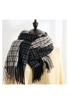 Haibing Echarpes Écharpe Foulard Femmes écharpe Hiver écharpe Tassel écharpe Longue châle Patchwork écharpes écharpes de Luxe