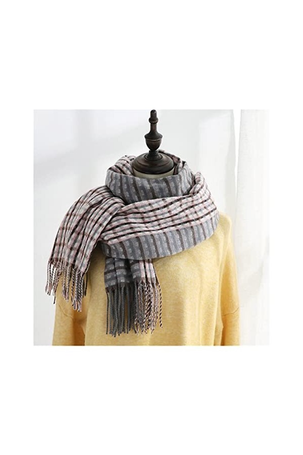 Haibing Echarpes Écharpe Foulard Femmes écharpe Hiver écharpe Tassel écharpe Longue châle Patchwork écharpes écharpes de Luxe