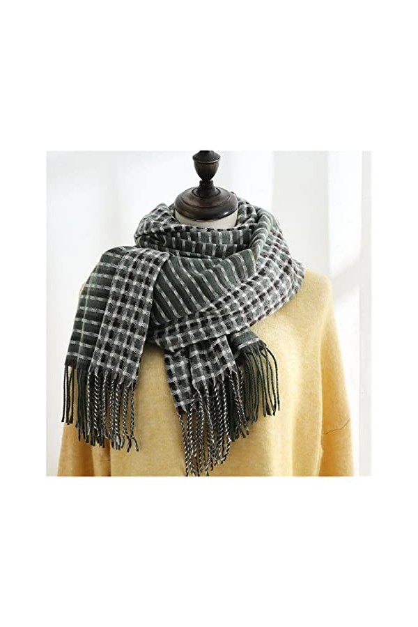 Haibing Echarpes Écharpe Foulard Femmes écharpe Hiver écharpe Tassel écharpe Longue châle Patchwork écharpes écharpes de Luxe