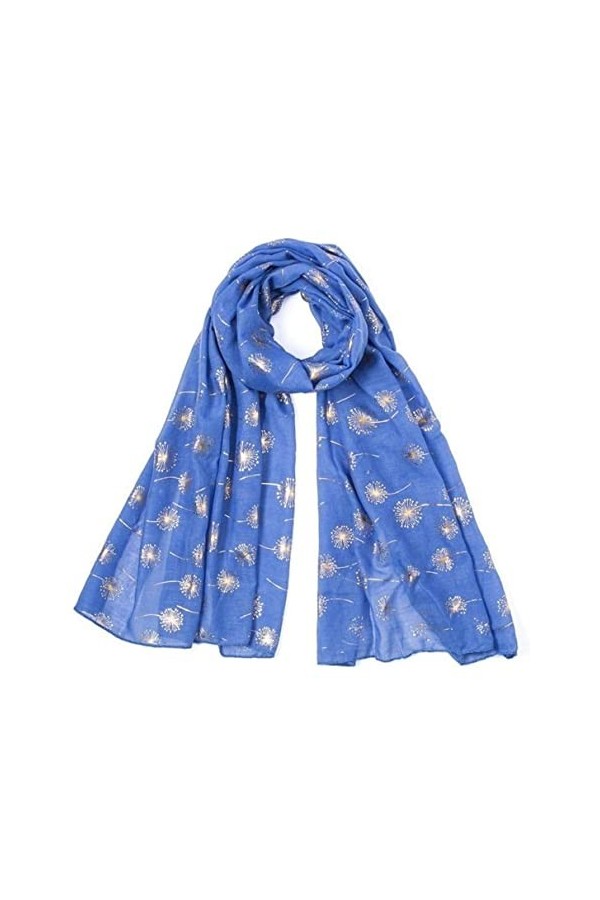 Foulard Écharpe Foulards pour Femmes Châle Doux Léger Écharpe Pissenlit Imprimé Cou Wrap Châle Cadeau Foulards Châle Etole C