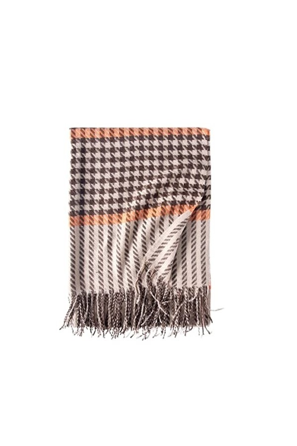 NEHHDC Foulard Écharpe Femmes Écharpe Hiver Chaud Plaid Écharpe Châles Enveloppes Automne Larges Treillis Foulards Châle Etol
