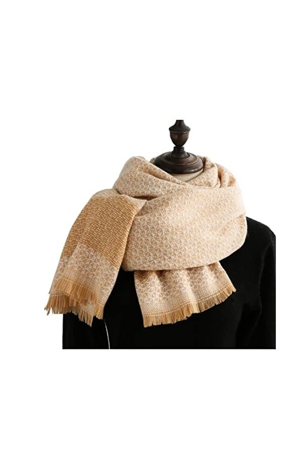 NEHHDC Foulard Écharpe Écharpe Dhiver Imprimée, Écharpe Chaude Et Douce Pour Femmes, Long Châle Large Et Confortable Foulard
