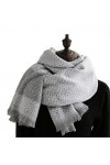 NEHHDC Foulard Écharpe Écharpe Dhiver Imprimée, Écharpe Chaude Et Douce Pour Femmes, Long Châle Large Et Confortable Foulard