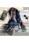 2022 Nouvelle écharpe en soie Femmes de mode châles de mode et enveloppe Lady Travel Pashmina Polyester de haute qualité foul