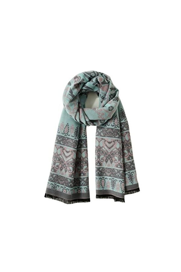 NEHHDC Foulard Écharpe Écharpe De Style National Hiver Doux Chaud Unisexe Écharpe Confortable Foulards Châle Etole Color : B