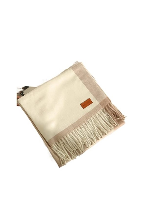 JUNOOS Foulard Femme Homme Écharpe Pour Femmes Écharpes De Style Littéraire Et Frais Écharpe Douce Et Chaude Lady Echarpe Fem