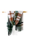 JUNOOS Foulard Echarpe Femme Châle Écharpe Plaid Simple Écharpe Femmes Châle Wraps Pour Dame Femme Foulards Homme Color : B,