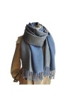 Echarpe Châle Foulard Etole Écharpe Chaude Glands Femmes Hiver Soild Écharpe Châle Dame Chaud Écharpe Foulards Color : A, Si