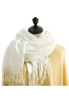 Ryakos éCharpe De Mode Echarpe Foulard Femme Écharpes Dhiver Imitation Cachemire Sentence Pashmina Châle Enveloppe Soft Couv