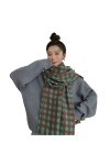 Tlilyy Classique Plaid Femmes châles écharpe épaisse Double Face Cachemire écharpe Impression Foulard écharpe Longue Douce Mo