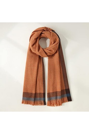 Foulard Femme Soie Cheveux pour De Hiver en Echarpe Foulards pour Femmes Mode Couleur Unie Doux Foulards Dames Châle Couvertu