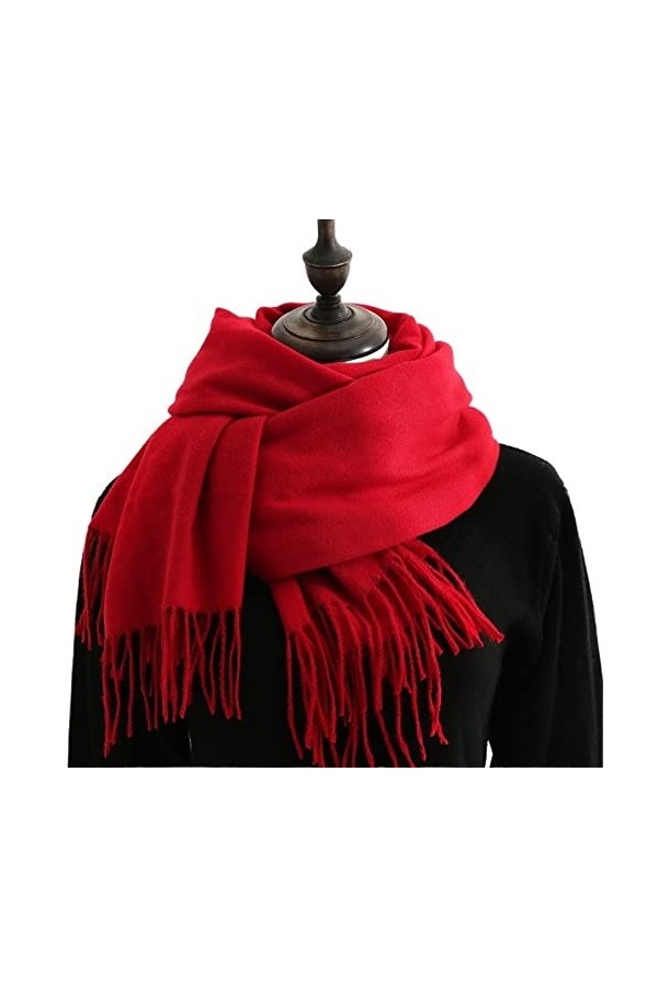 Châle Écharpe Foulard Echarpe Foulard Femme Écharpes Dhiver Imitation Cachemire Sentence Pashmina Châle Enveloppe Soft Couve
