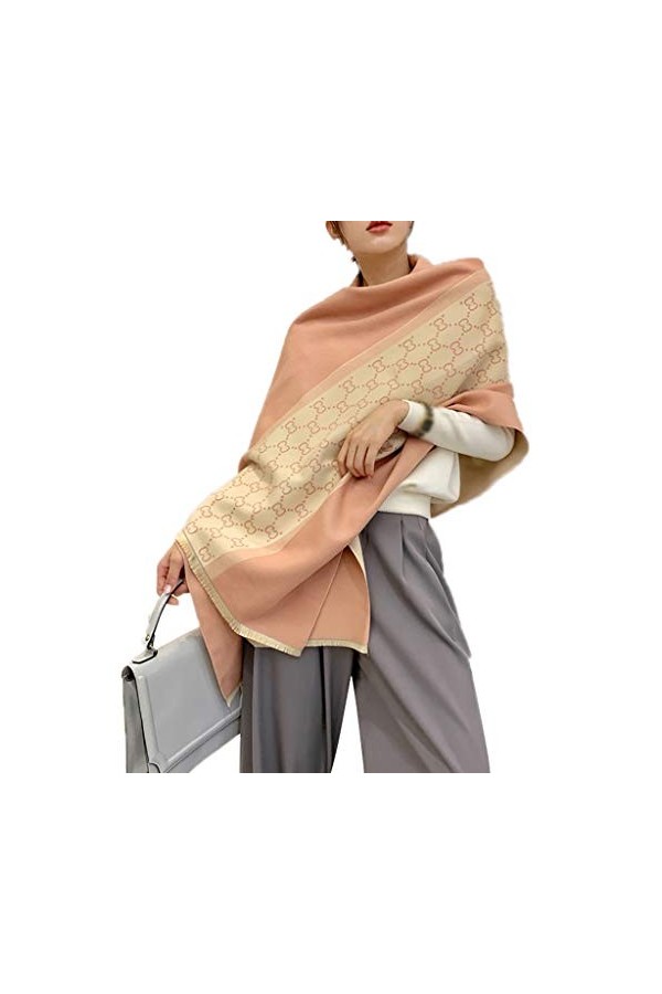 Binn Châle dhiver Foulards Echarpes Femme Hiver Automne Grande Écharpes Cachemire Soft Feel Foulard Voyage Wrap Châle Écharp