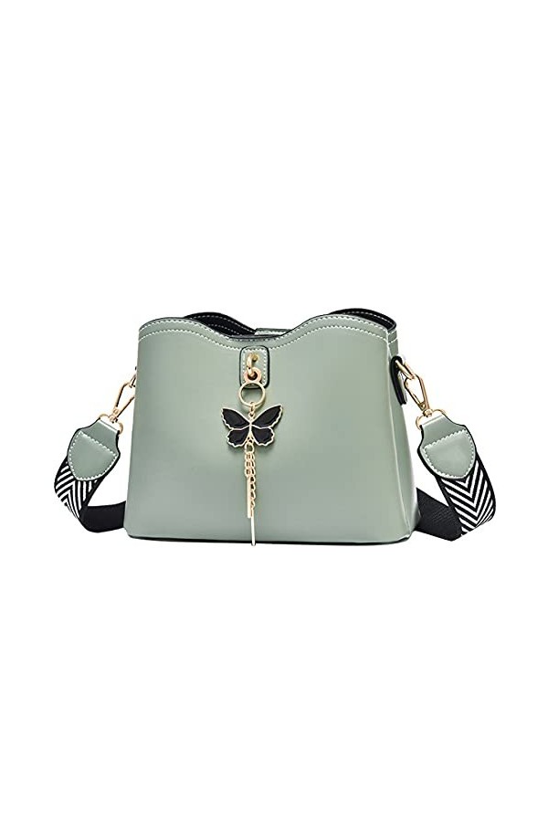 NIYUTA® Sacs portés main mode Femme papillon noeud PU cuir Sacs portés épaule Sacs bandoulière Vert