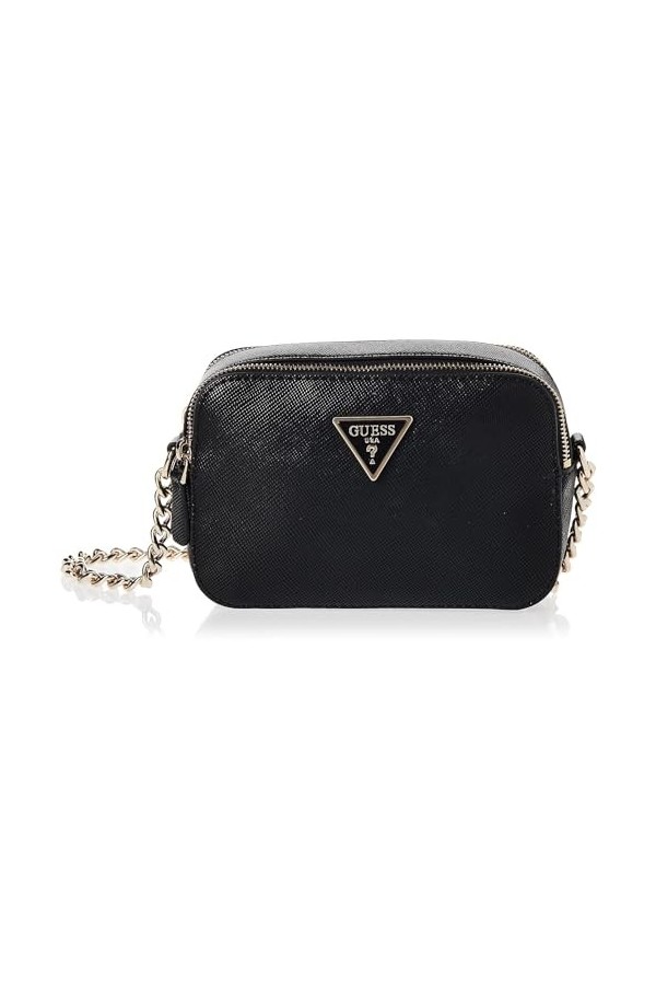 Guess, CHAMBRE BANDOULIÈRE NOELLE femme, Noir, Taglia Unica