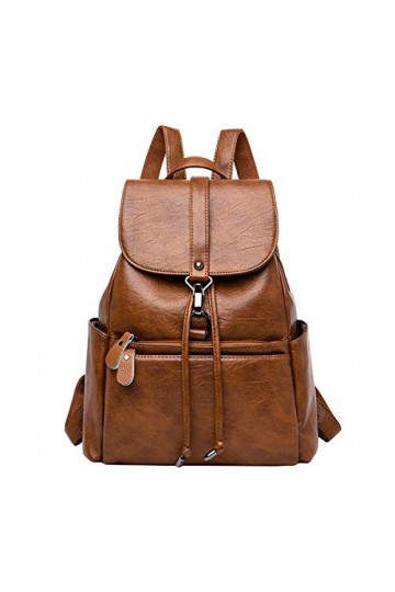 NIYUTA Femmes Sac Daypacks Sac À Dos Mode en Cuir Épaule Bandoulière Casual