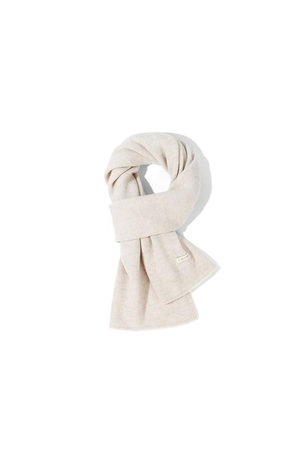 MypikY Automne et Hiver Tricoté Foulard Femmes de Mode Contraste Bande Panneau Cou, Chaleur Extérieure Châle,B