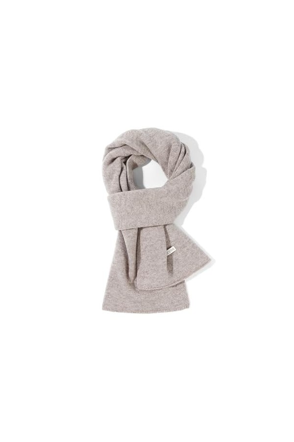 MypikY Automne et Hiver Tricoté Foulard Femmes de Mode Contraste Bande Panneau Cou, Chaleur Extérieure Châle,A