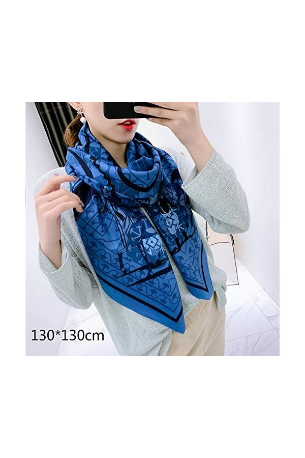 SENFEISM Joli foulard tendance en sergé pour femme | Tissu confortable et lisse
