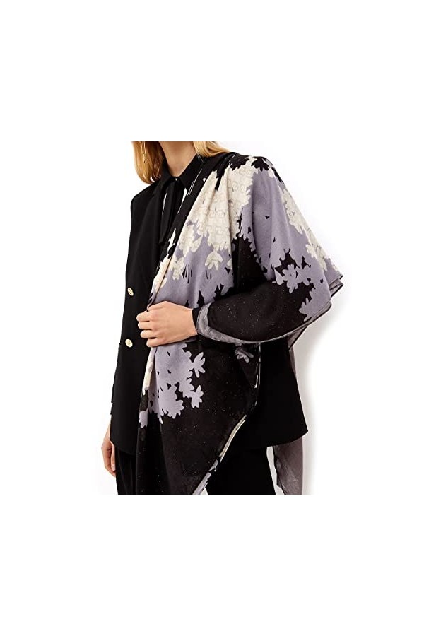 Liu Jo 2F1048 T0300 ÉCHARPE Femme Nero UNI