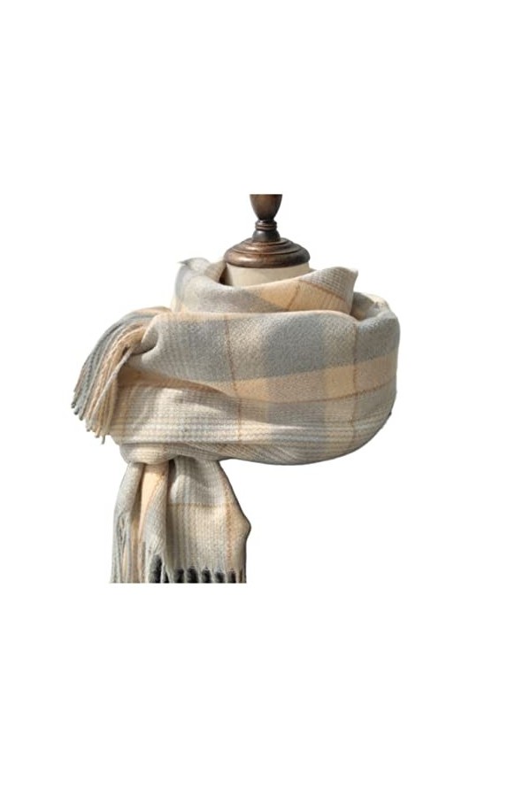 VCADEN Châle Écharpe Foulard Femmes Écharpe Chaud Plaid Foulards Cou Long Hiver Épais Écharpe pour Dames Écharpes Echarpe