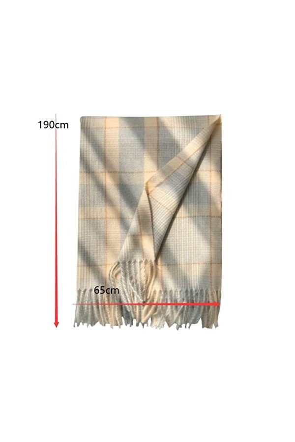 VCADEN Châle Écharpe Foulard Femmes Écharpe Chaud Plaid Foulards Cou Long Hiver Épais Écharpe pour Dames Écharpes Echarpe