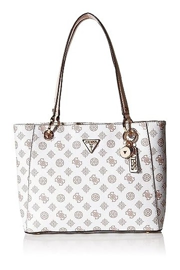 GUESS Noelle Petit sac fourre-tout Noel, Logo blanc, taille unique
