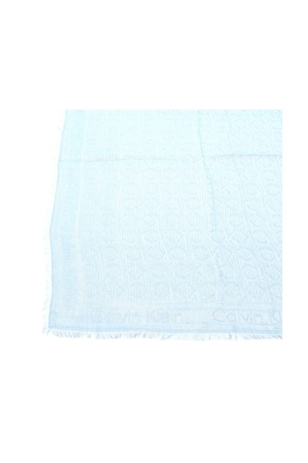 Calvin Klein Monogram Jacquard Chiffon 120 cm Pearl Blue Taille Unique