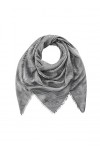 CODELLO Foulard exclusif avec motif jacquard style traditionnel, vert, taille unique
