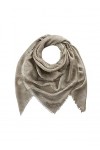 CODELLO Foulard exclusif avec motif jacquard style traditionnel, vert, taille unique