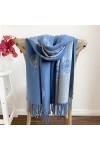 XXXXW Écharpe Tendance Écharpe en Cachemire de Luxe Winter Femmes Pashmina Châles Couverture Chaude Couverture Chaude Foulard