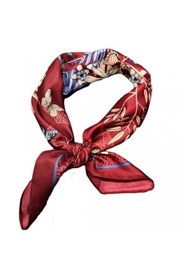 shunchunli Wangqianli Foulard de Soie en Soie de 3 70 cm for Femmes Foulard décoratif carré Vintage Couleur : 02, Taille : 7