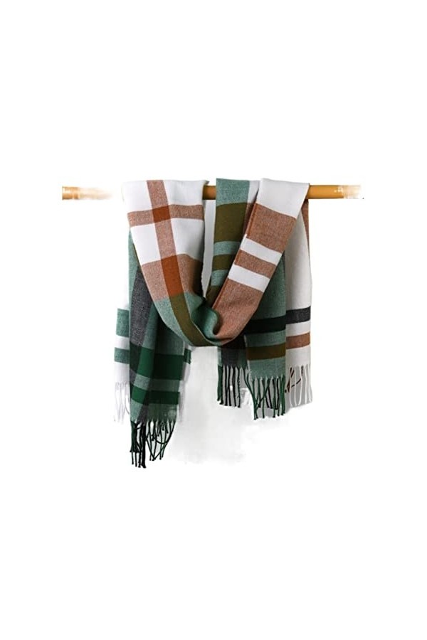 NEHHDC Foulard Écharpe Femme Châle Écharpe Plaid Simple Écharpe Femmes Châle Wraps Pour Dame Foulards Châle Etole Color : Br