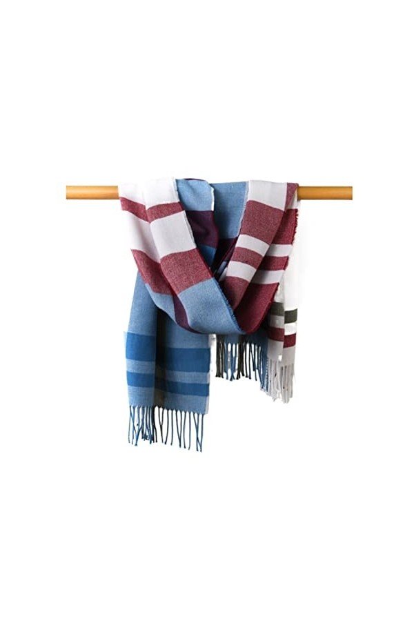 NEHHDC Foulard Écharpe Femme Châle Écharpe Plaid Simple Écharpe Femmes Châle Wraps Pour Dame Foulards Châle Etole Color : Br