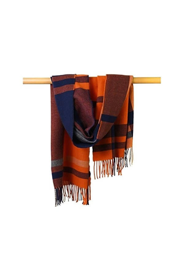 NEHHDC Foulard Écharpe Femme Châle Écharpe Plaid Simple Écharpe Femmes Châle Wraps Pour Dame Foulards Châle Etole Color : Br