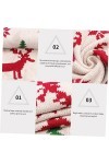Didiseaon 3 Pcs Cadeau DÉcharpe Chaude De Noël Foulards Cadeaux Pour Femmes Cadeaux De Couple Habillés Femmes Châle Cape Fou