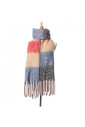 Echarpe Foulard Femmes Écharpe Plaid Hiver Foulards Châles Wraps Chaud Large Longue Couverture Écharpe Hiver Color : B, Size