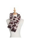 Foulard Femme Soie Cheveux pour De Hiver en Echarpe Dames Écharpe De Noël Mode Noël Écharpe Tricotée Mignonne Écharpe Festive