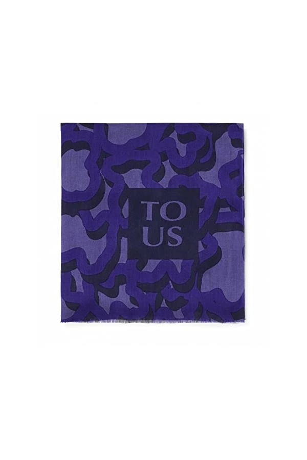 TOUS Foulard Kaos Mini Evolution Lilas, lilas, 180x70 cms