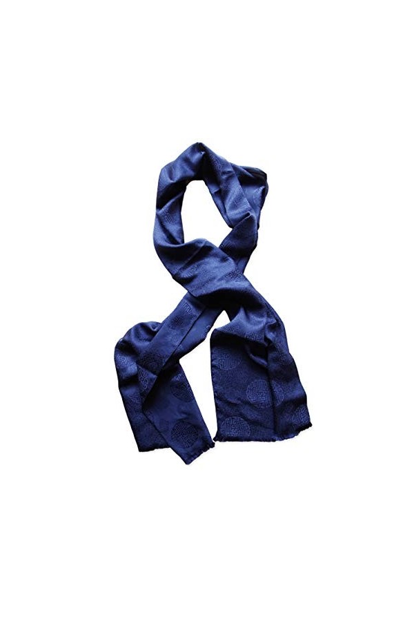 Posh Gear Femme Homme Écharpe Foulard Satinecho, rouge 100% soie