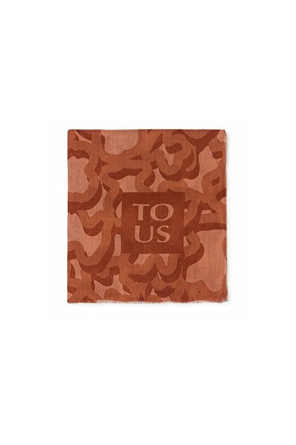 TOUS Foulard en modal orange Kaos Mini Evolution 295902035, orange, 180x70cms