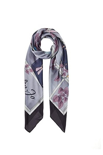 Foulard Liu Jo imprimé 120 x 120 cm écologique 2A3130 T0300 noir