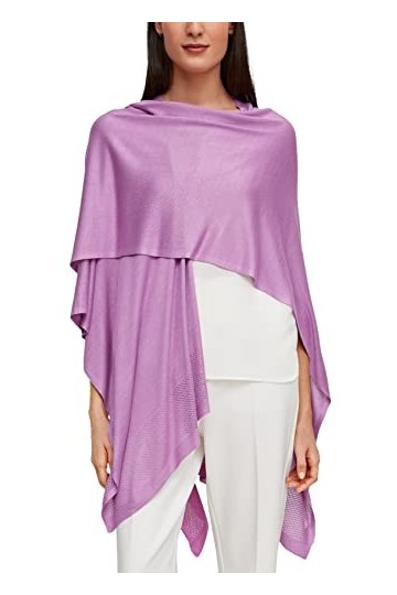 Comma Tuch charpe Tendance, Violet 4730, Taille Unique Femme