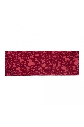 TOUS Foulard en modal corail Kaos Mini Evolution 295902034, rouge