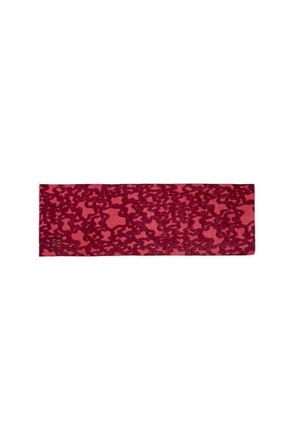 TOUS Foulard en modal corail Kaos Mini Evolution 295902034, rouge
