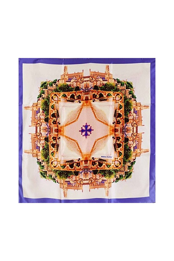 MADAME DUTILLEUL Foulard Cathédrale Albi Croix occitane