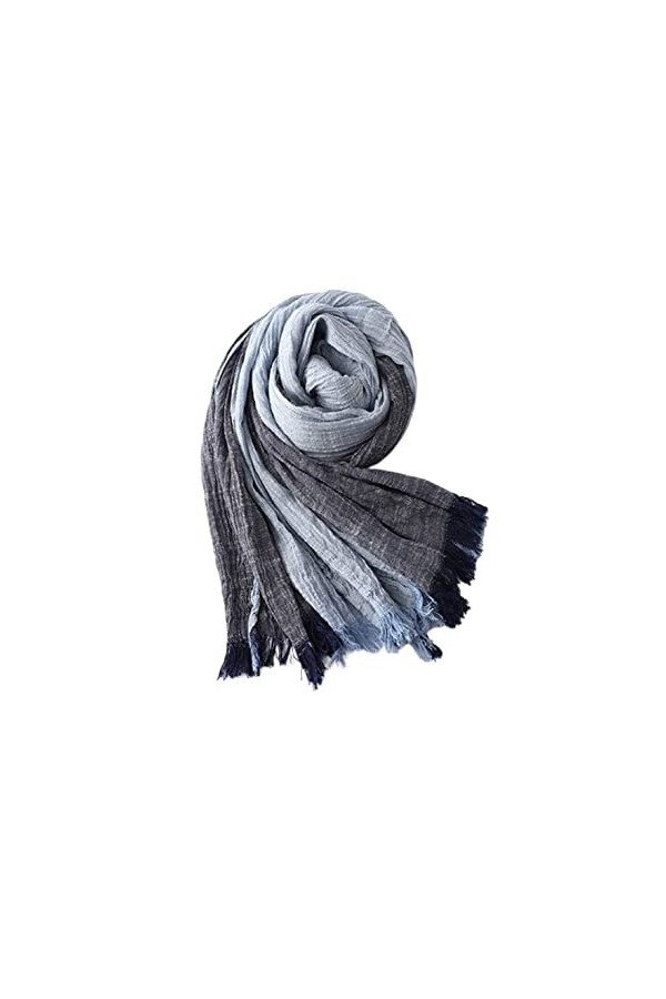 HALAHAI Écharpe Etole Foulard Echarpe Foulards Pour Temps Froid Écharpe En Coton Et Lin Épais Et Confortable Pour Lhiver Châ