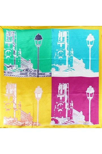 Cathédrale dAlbi Foulard Andy Warhol Pastel