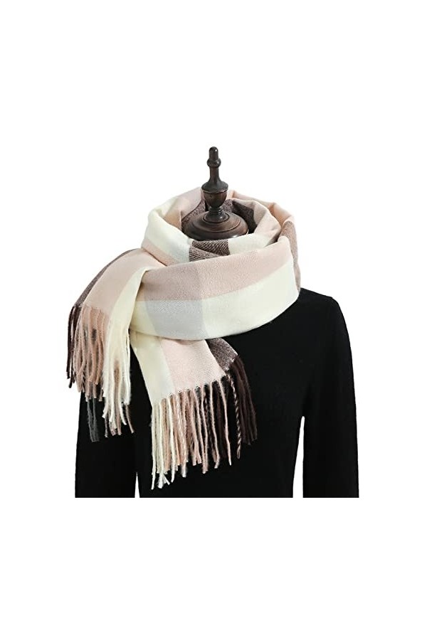 Ryakos éCharpe De Mode Foulard femmes écharpe écharpe foulard femmes hiver épaisses polyester chaud polyester thanlier emball