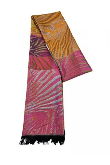 Selection Privee ETOLE Multicolor Foulard pour la femme écharpe de 50% Soie,50% Modal pour le printemps et l´été.50X180CM. Gr